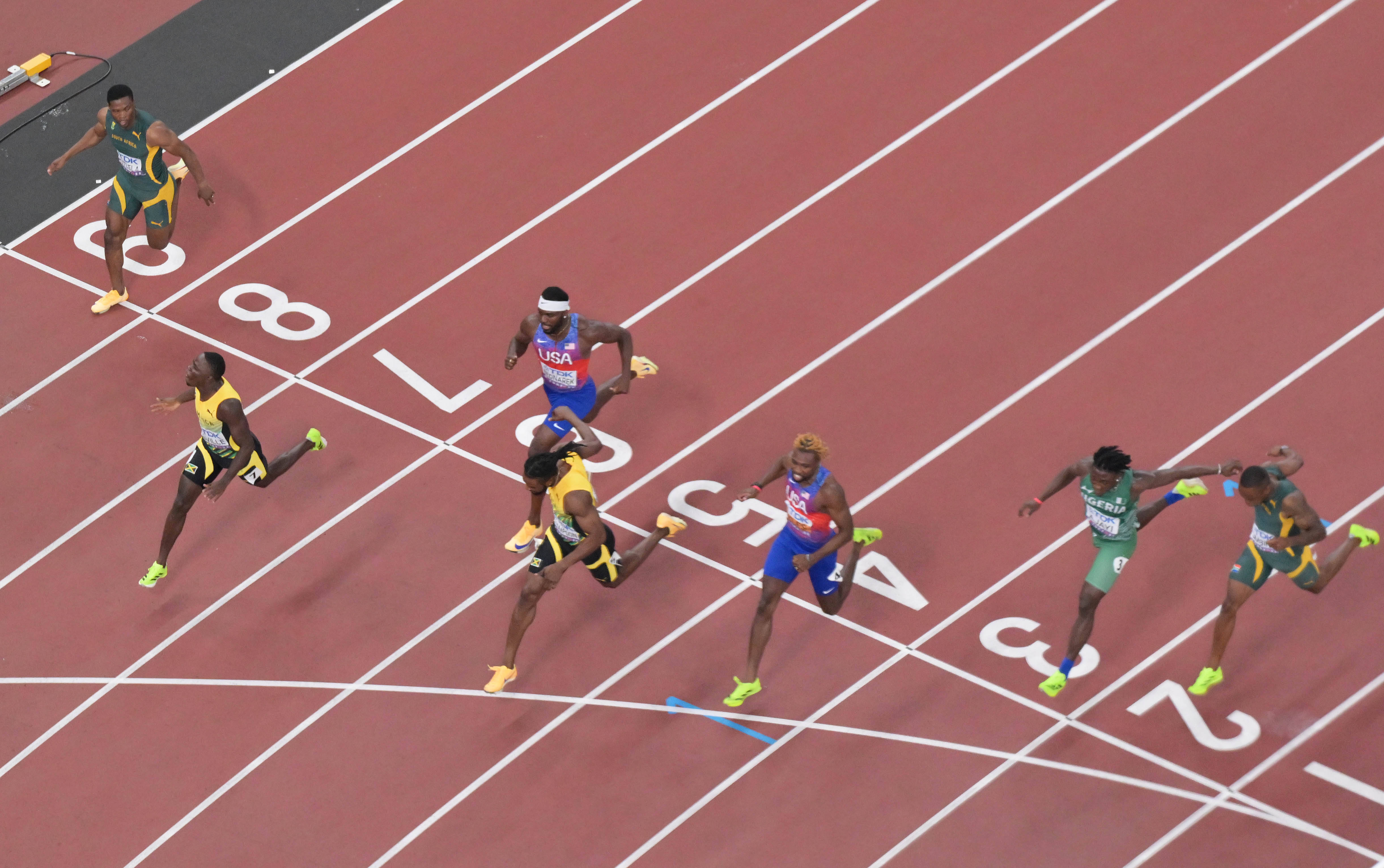 田径男子米栏：牙买加选手夺冠